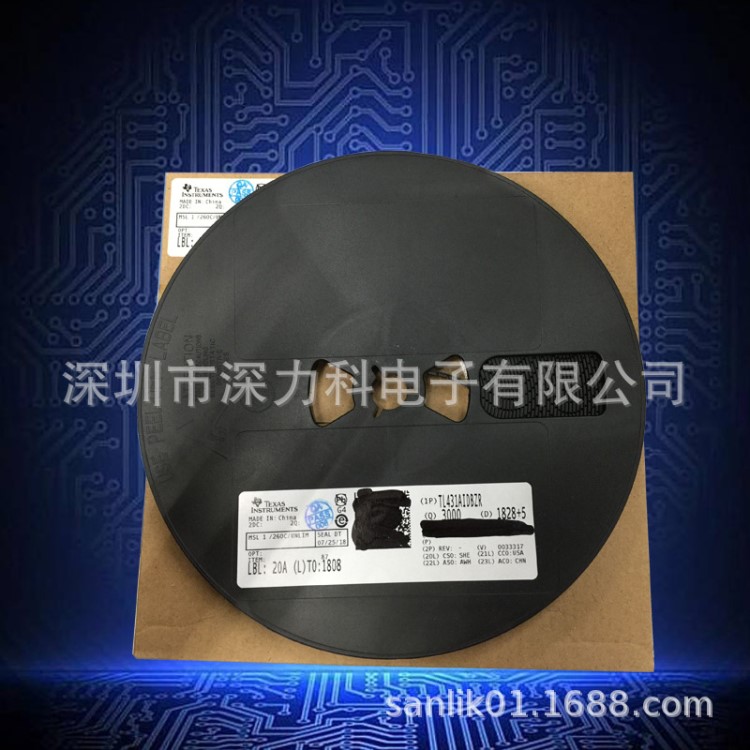 TL431AIDBZR原装TI三端稳压管 36V 100mA 封装SOT-23