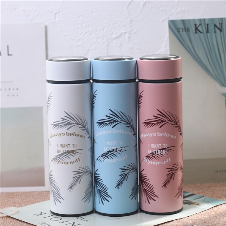 浪漫風(fēng)情清新創(chuàng)意不銹鋼保溫杯茶隔商務(wù)男女辦公韓國簡約茶水杯子