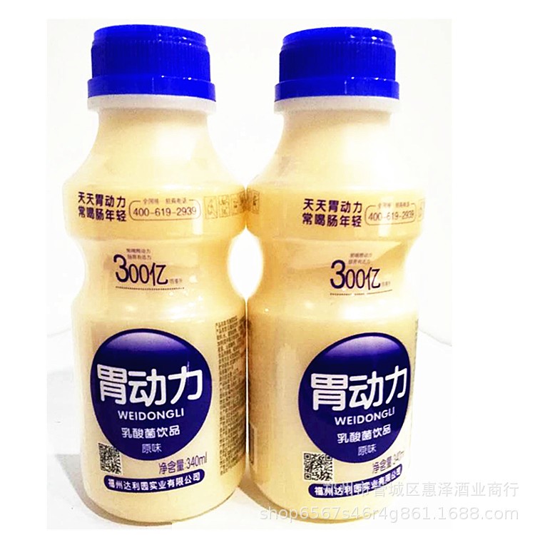 批发胃动力乳酸菌饮品达利园饮料340ml*12瓶非活菌型蛋白质饮料