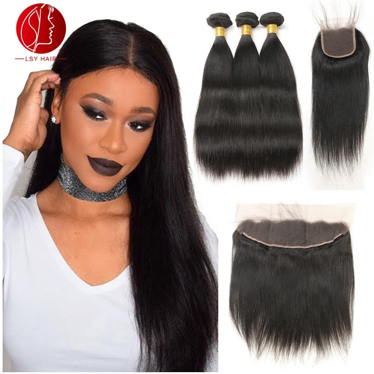 Human Hair Straight 頭發(fā) 4x4發(fā)塊13x4前發(fā)片發(fā)簾 真人假發(fā) 歐美