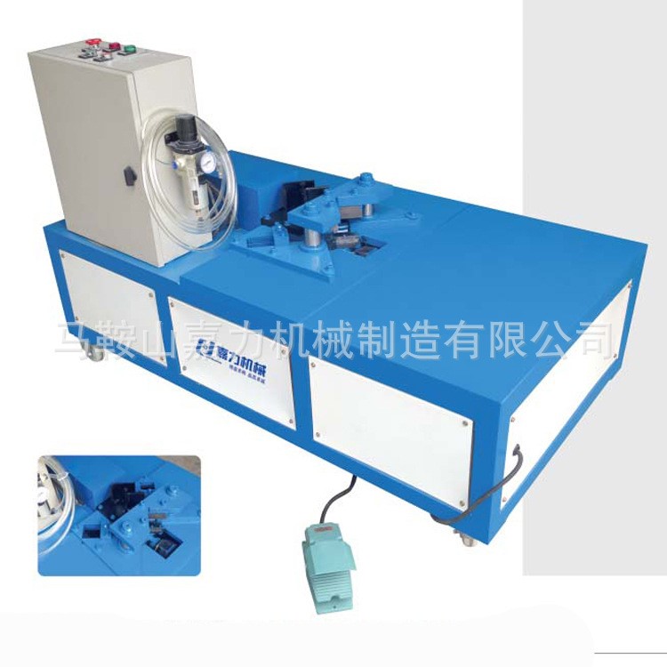 廠家直銷嘉力牌QDJM-12風管氣動角碼裝訂機，角碼自動裝配機