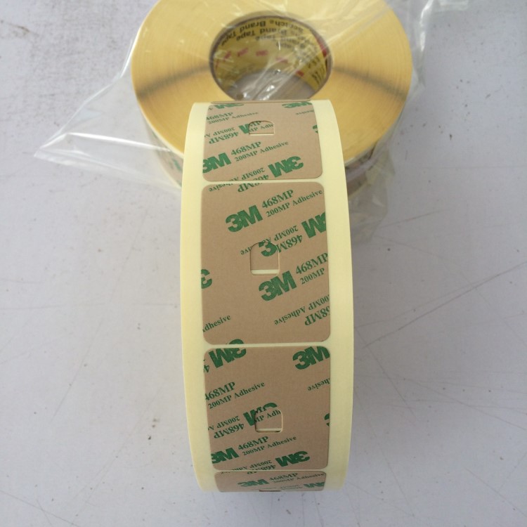 蘇州耐高溫膠帶3M468雙面膠貼紙（40*50）卷裝精密模切成型加工