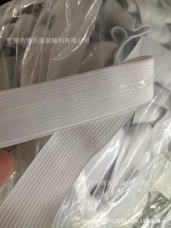 廠家直銷防滑硅膠松緊帶 矽利康涂層護具針織松緊帶運動服下擺用