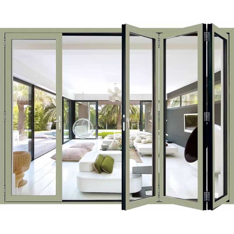 折叠门 铝型材手动推拉门 别墅客厅阳台移门 支持定制