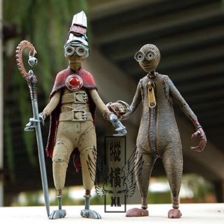 批发neca7寸机器人9号和1号可动人偶公仔模型手办模型玩具18厘米