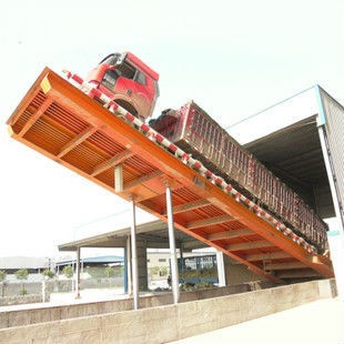 卸車機 液壓卸車機 液壓翻板卸車機 煤炭礦粉卸車機 液壓卸車平臺