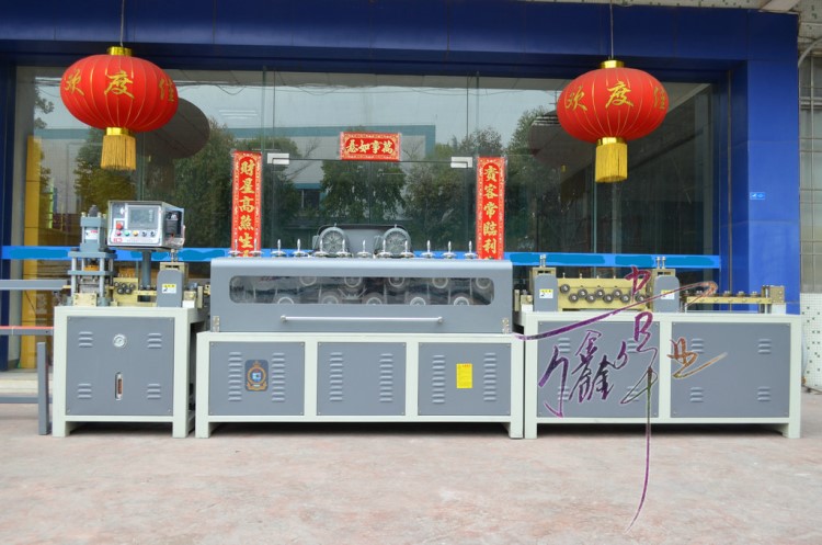 萬鑫偉業/WXWY不銹鋼綜絲直條 校直拋光定尺切斷一體電動拋光機