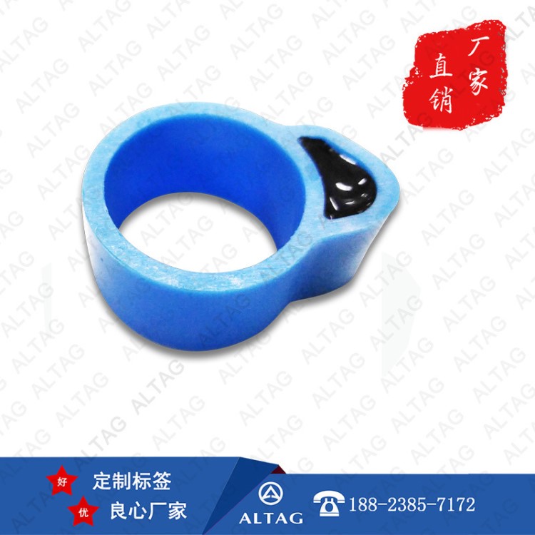 RFID抗震耐摔禽類管理鴿子腳環LF芯片閉環可拆卸電子標簽廠家直銷