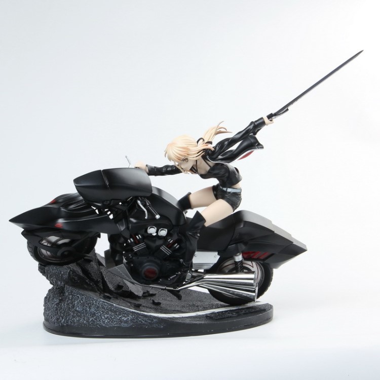 漫動(dòng)坊動(dòng)漫版Fate / Grand Order fgo黑摩托 黑saber塞巴手辦
