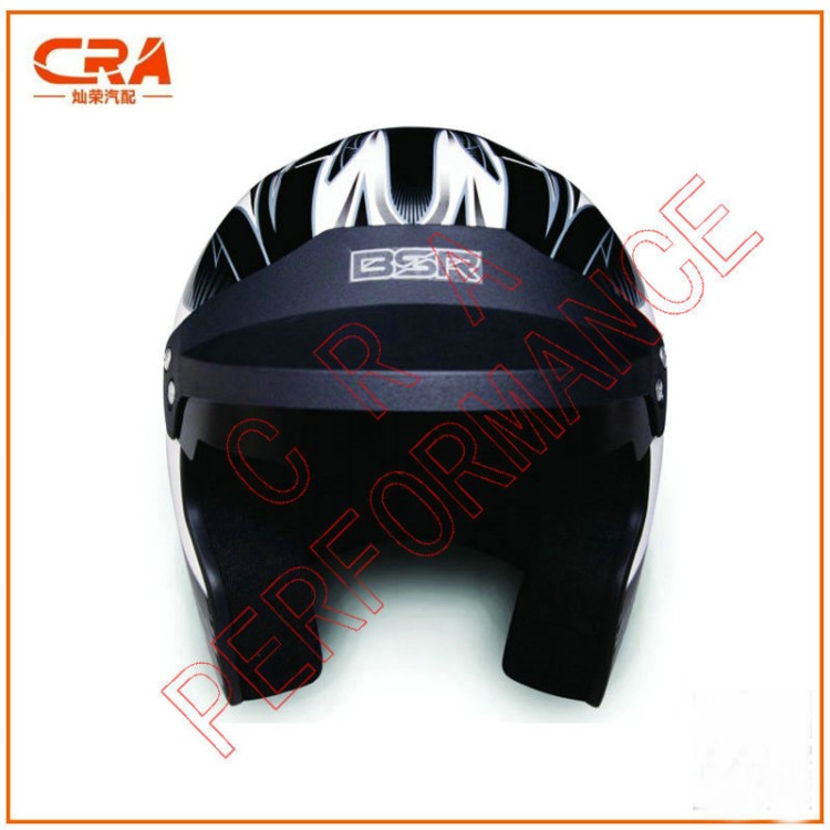 美國Snell SA2010黑白亮光玻璃鋼摩托車賽車頭盔