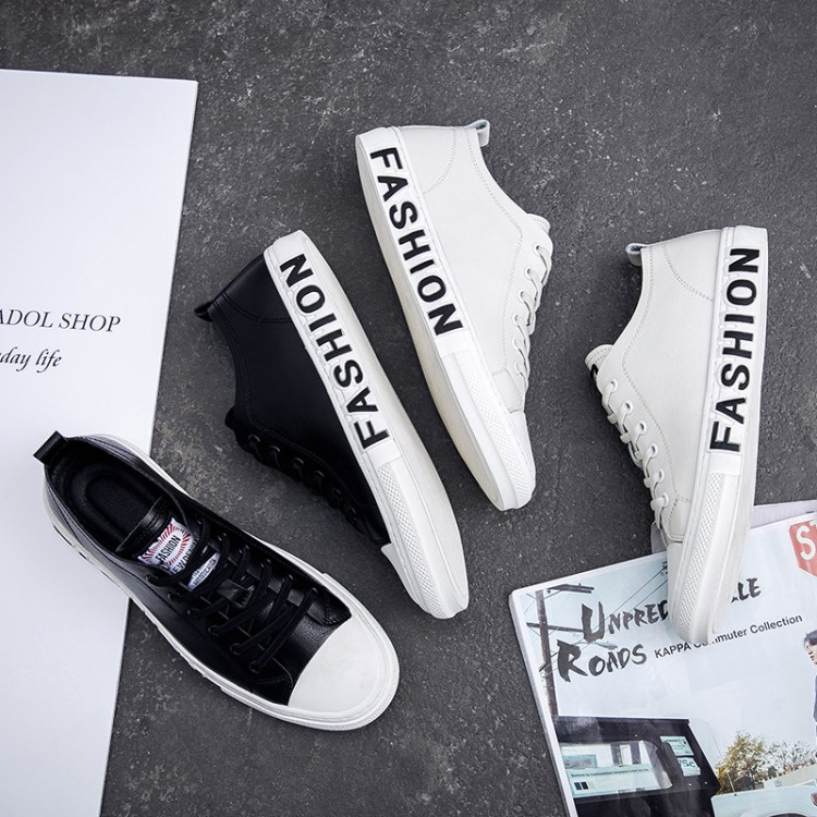 2019秋冬季新款百搭男鞋運(yùn)動(dòng)鞋潮流休閑板鞋男生小白鞋休閑鞋 235