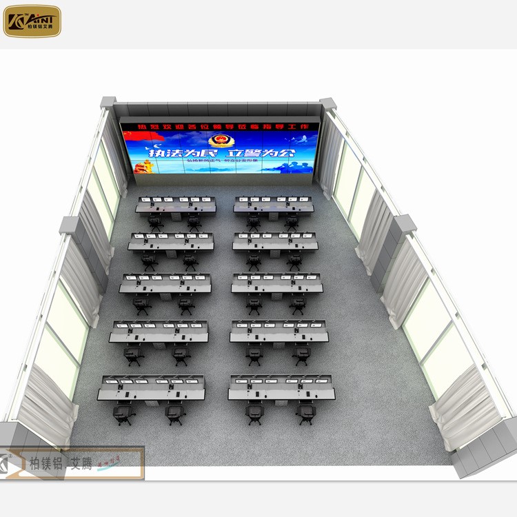 指挥调度台 能源公司调度指挥中心控制台项目监控台操作台