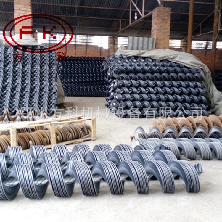 鄭州廠家加工連續(xù)錳鋼 不銹鋼 螺旋輸送機(jī)用 有軸 無軸 螺旋葉片