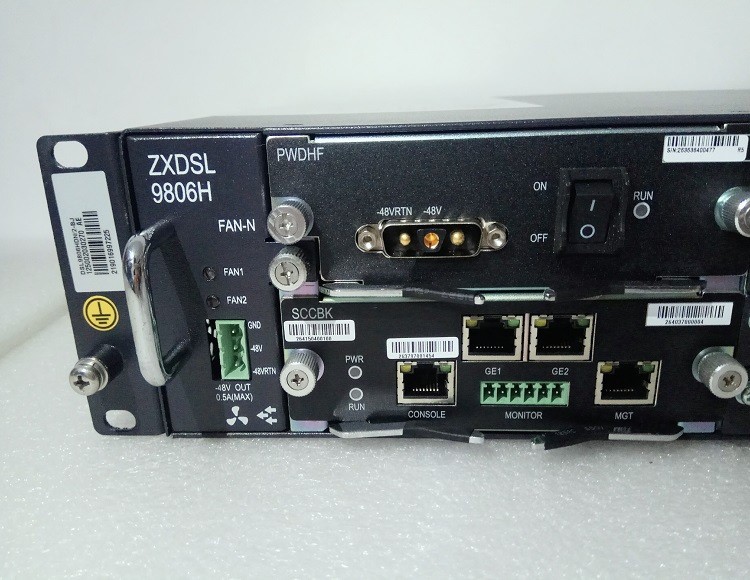 中兴zxdsl9806hdslamdslmdu设备机框