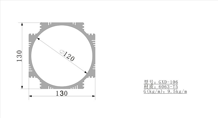 廠家直銷鋁合金電機(jī)風(fēng)冷電機(jī)殼GXD-106 電動汽車電機(jī)外殼 鋁制品