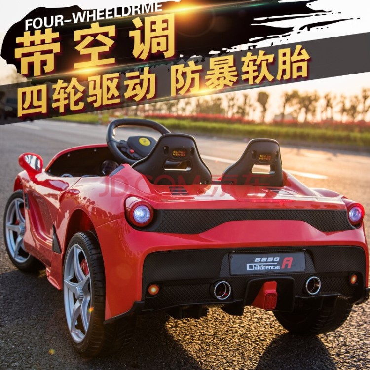 超跑電動(dòng)車(chē)車(chē)形汽車(chē)法拉利四輪遙控兒童中國(guó)大陸可坐中性玩具車(chē)