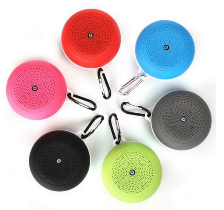 掛包迷你藍牙音箱 戶外防水運動掛扣 無線插卡音響 便捷運動音箱