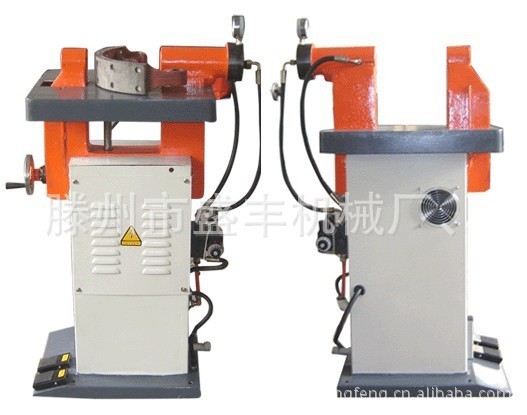 剎車蹄片電動液壓投鉚機，TM210-110剎車蹄鉚片機 滕州盛豐機械