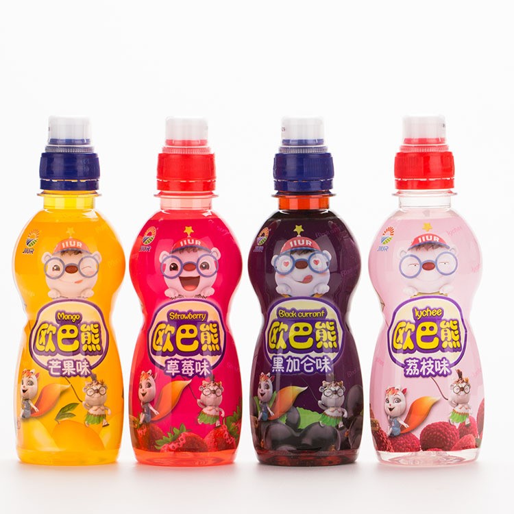 批發(fā)馬來西亞果汁歐巴熊兒童飲料九日草莓飲品箱起休閑食品6l