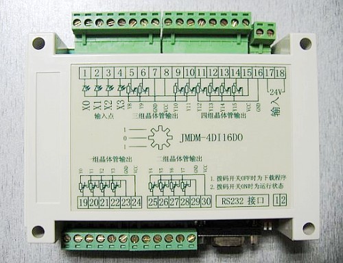 JMDM 1路RS232串行通信接口 4DI16DO串口控制器