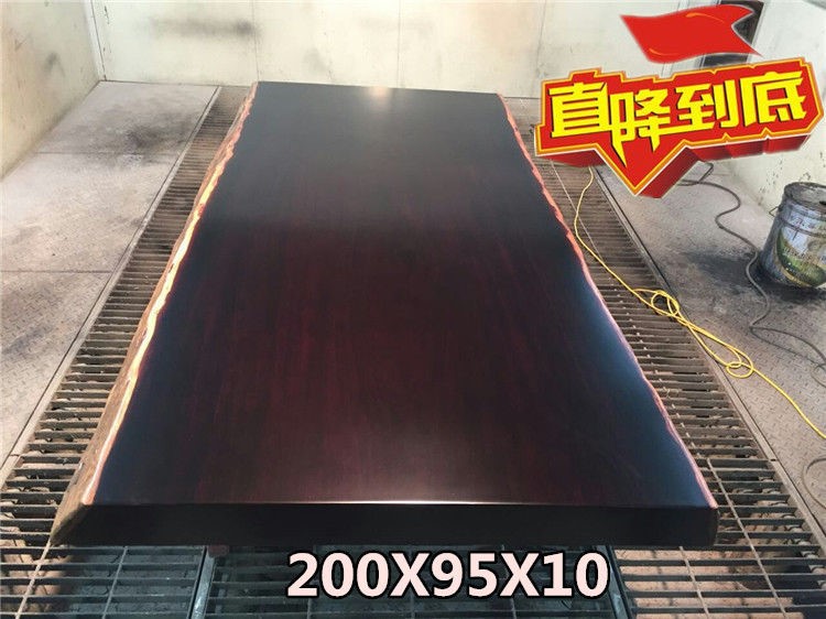 熱賣實(shí)木大板桌辦公桌老板桌班臺(tái)黃紅花梨奧坎雞翅木黑檀巴花