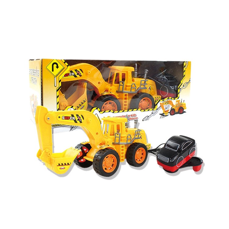 厂家直销儿童益智新奇特手摇发电仿真工程车玩具过家家模型玩具