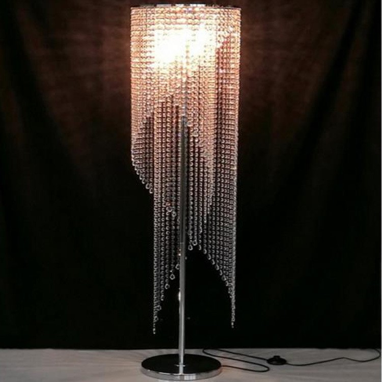 水晶落地?zé)?創(chuàng)意臥室客廳燈具 floor lamp水晶燈飾 歐式落地?zé)?
                                                         style=