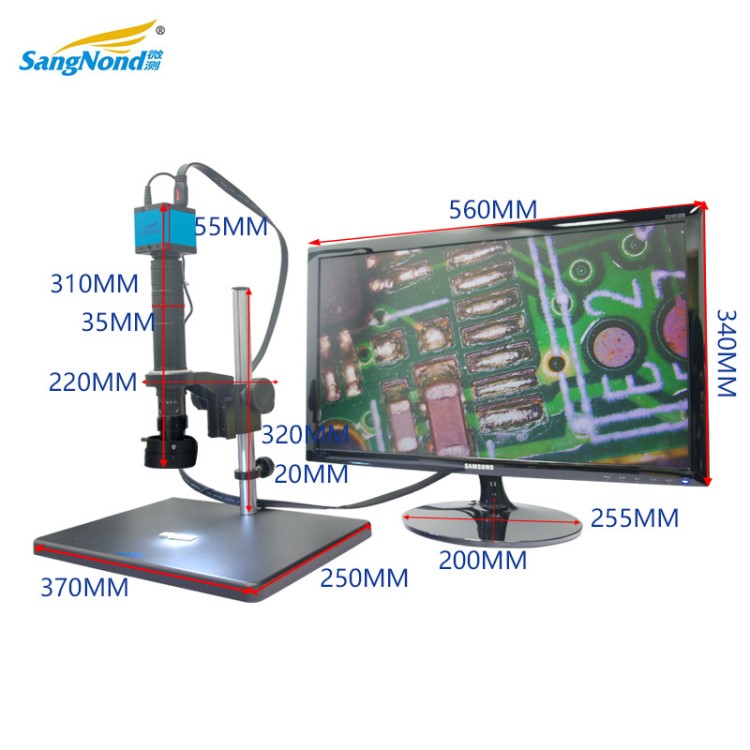 1600萬像素1000倍高倍工業(yè)電子數(shù)碼視頻電視顯微鏡 維修放大鏡