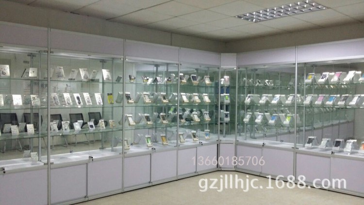 电脑数码手机配件货架/模型展示柜/茶具货架/护肤品货架/精品货架