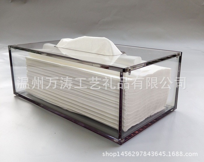 多功能亞克力紙巾盒酒店廣告抽紙盒廁所衛(wèi)生間亞克力紙巾盒批發(fā)