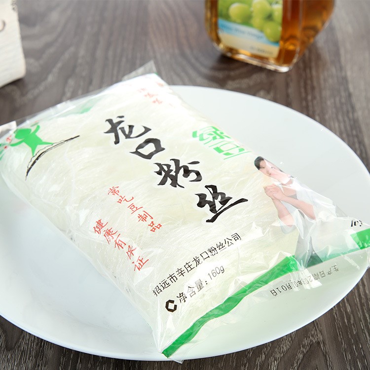 廠家直銷 龍口粉絲 健康綠豆160g*60包方便酸辣粉條火鍋花甲粉絲