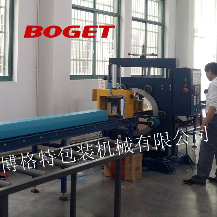 重慶四川不銹鋼管纏繞機 型材纏繞包裝機 全自動水平銅材打包機