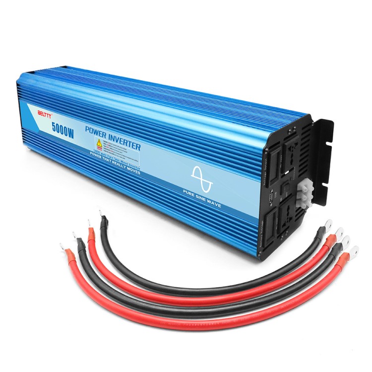 足功率5000W波逆變器24V/48V轉220V可達2.5P空調大功率逆變器