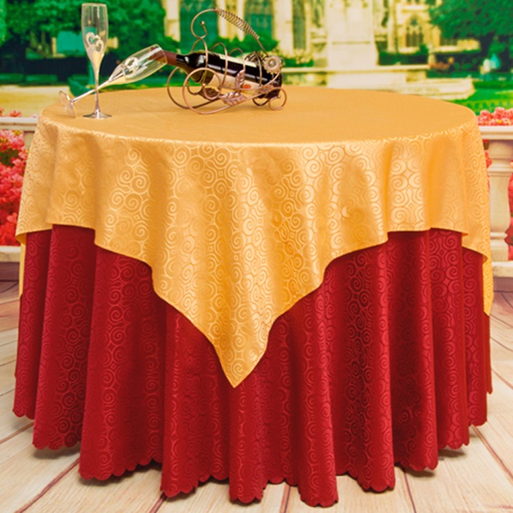 厂家直销超低价供应各种样式质量酒店家用桌裙批发