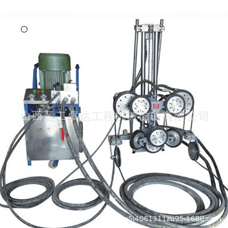 河北工程機械設(shè)備礦用液壓繩鋸機 鋼筋混泥土切割機