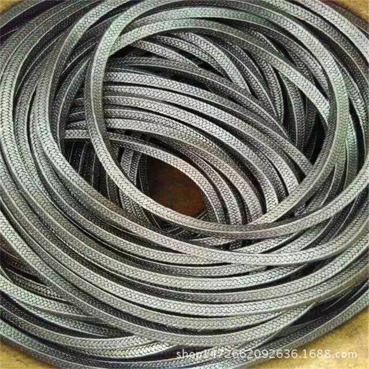 石墨密封盤根耐高溫高壓柔性石墨盤根閥門填料環圈高壓石墨盤根