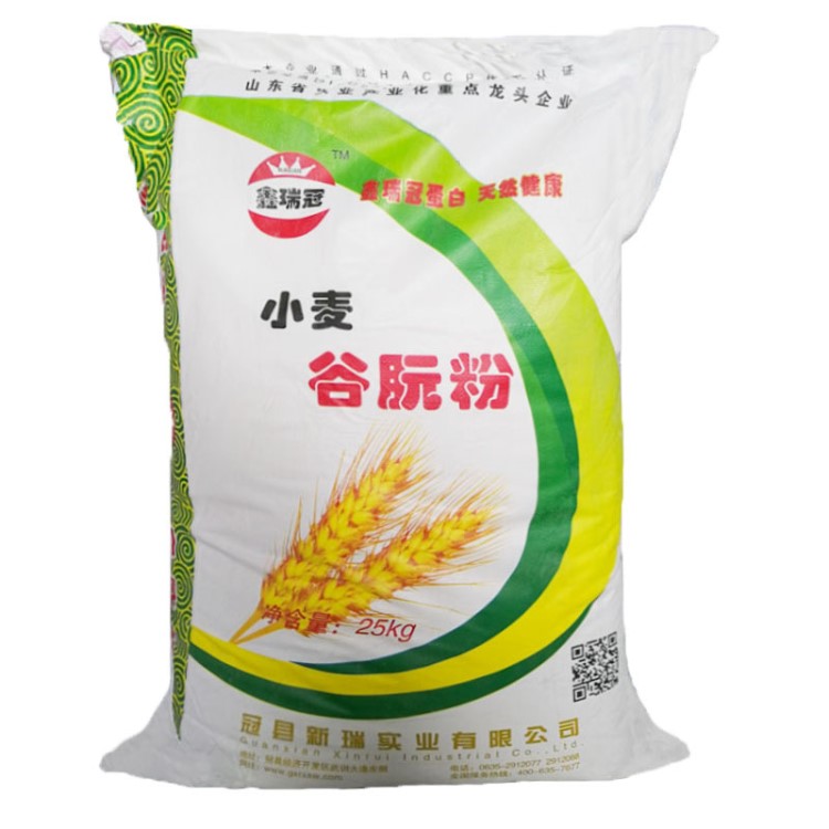 批發(fā)谷朊粉瑞冠 小麥高筋面粉25kg面筋粉谷元粉涼皮面筋用粉