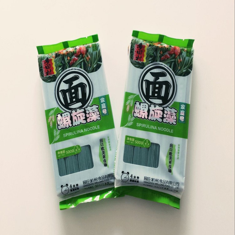 麦田村系列之家庭号螺旋藻面精制挂面500g*20/箱