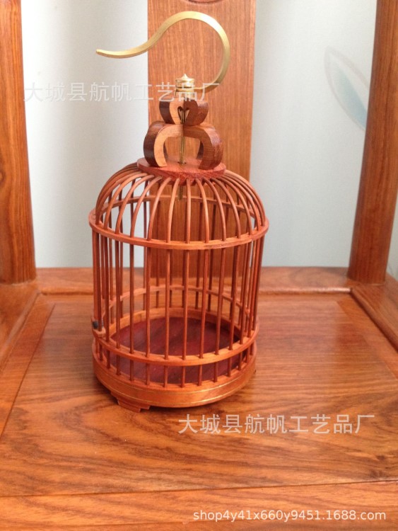 批發帶爪蟈蟈籠黃銅鉤鳥籠式鳴蟲籠子手工尼泊爾紫檀蟈蟈籠子
