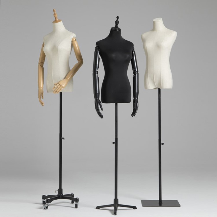 淘寶走秀模型模特女練功服女模特剪裁衣服女式模具假人體金色