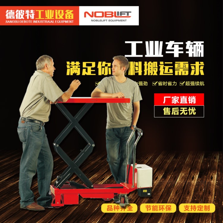 升降機 電動平臺車推車 電動升降平臺 工業設備平臺 小型液壓貨梯