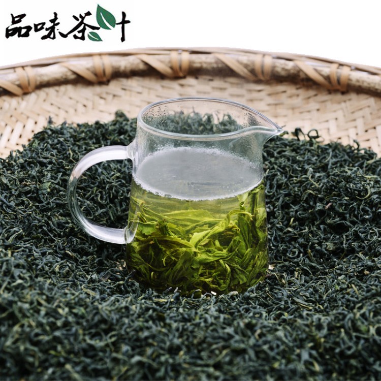 2019新春茶湖北英山云霧高山炒青毛尖綠茶葉濃香耐泡散裝500g包郵