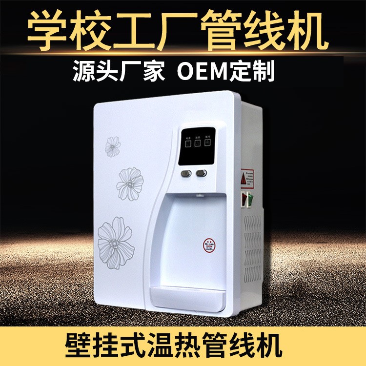 凈水器廠家批發(fā) 豪華白色壁掛管線機 家用廚房速熱溫熱冰熱飲水機