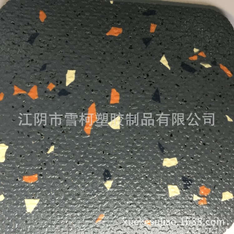 石英砂汽車地板革 大巴地鐵公交車專用pvc地板 無紡布底