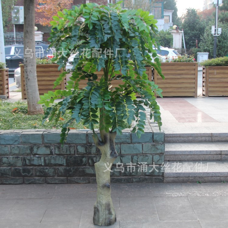 廠家仿真樹 植物綠植假樹 批發(fā)酒店家居裝飾 盆景盆栽幸福樹