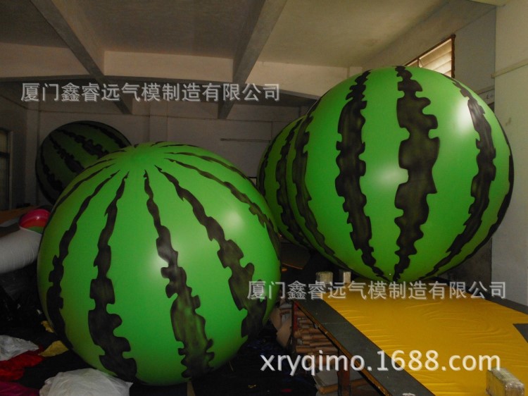 西瓜升空氣球 PVC造型升空球 戶外廣告氣球 PVC廣告氣球 鑫睿遠