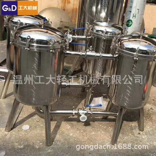 不锈钢双联式过滤器 化工双筒水过滤器厂家直销