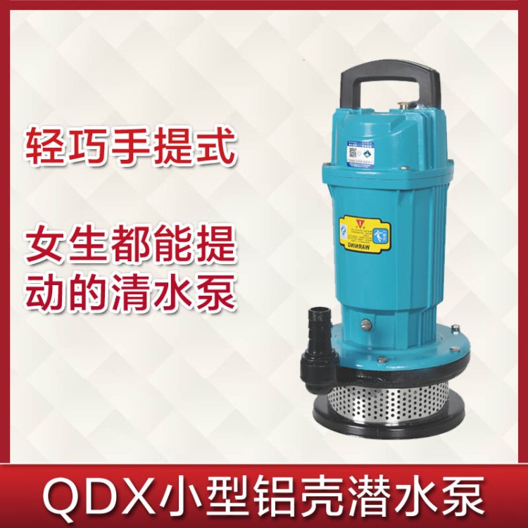 小型鐵殼QDX潛水泵 小流量高揚(yáng)程清水泵 上海廠家QDX潛水電泵