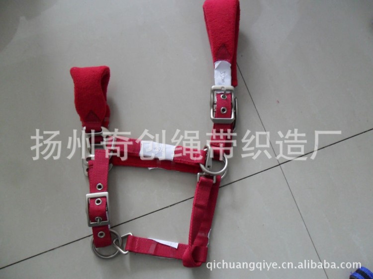 供應廠家低價絨布款馬籠頭  絨布珍珠鎳馬籠頭 馬術用品 馬具