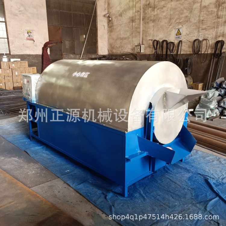 現(xiàn)貨 西寧青稞面炒貨機(jī)100斤電加熱小炒鍋亞麻籽炒鍋